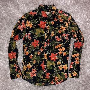 Floral Print Long Sleeve Shirt
